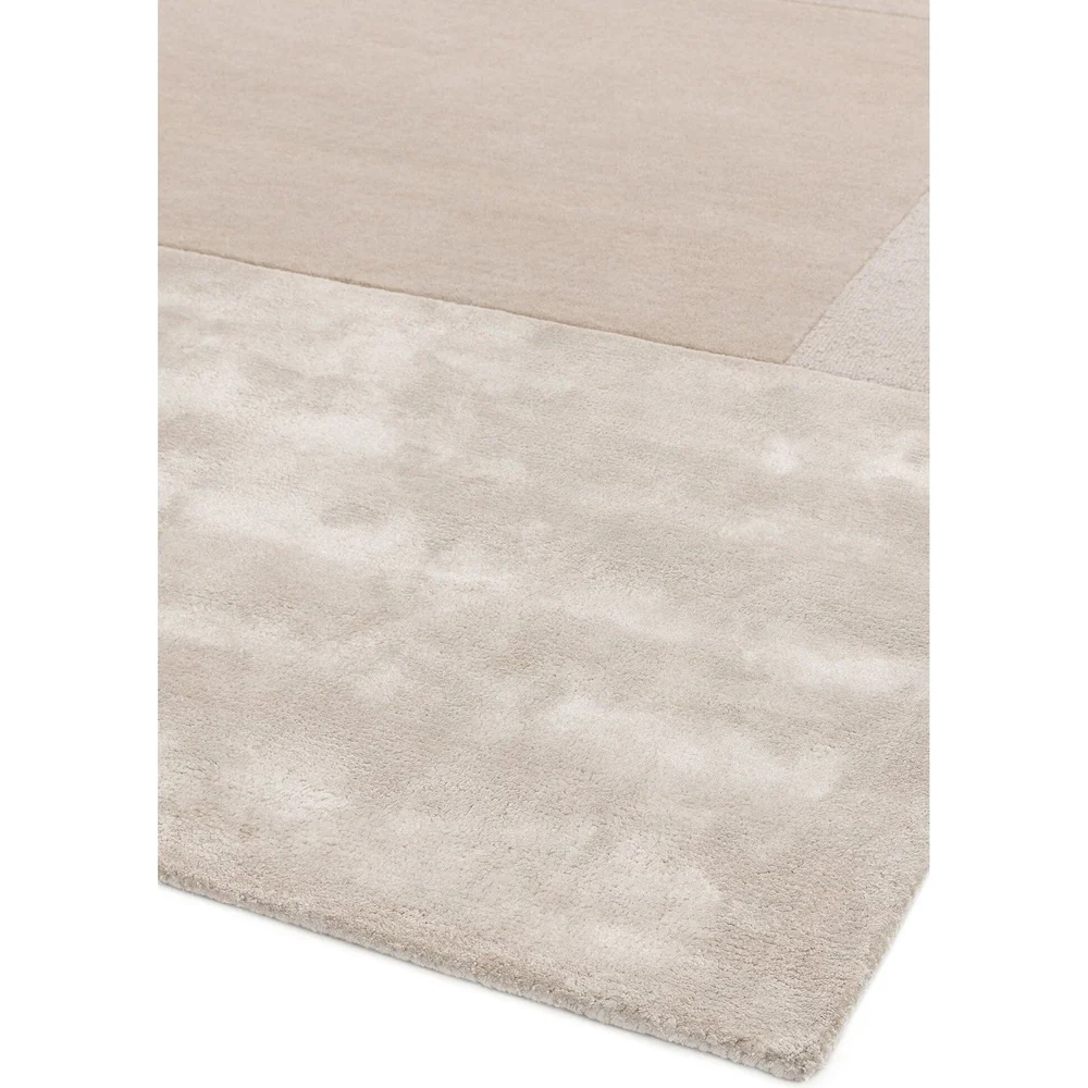 Tate Tonal Textures Hand Tufted Rug 160x230cm - Ivory - Image 3