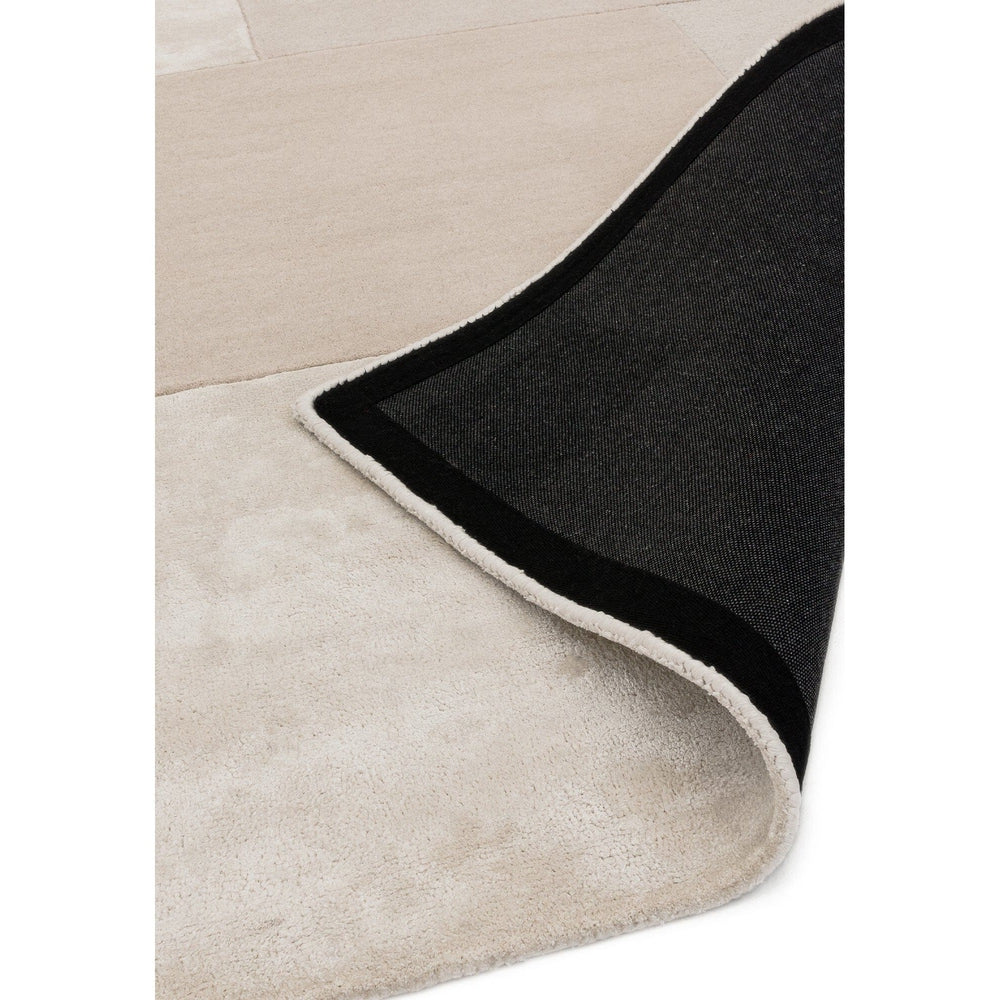 Tate Tonal Textures Hand Tufted Rug 160x230cm - Ivory - Image 4