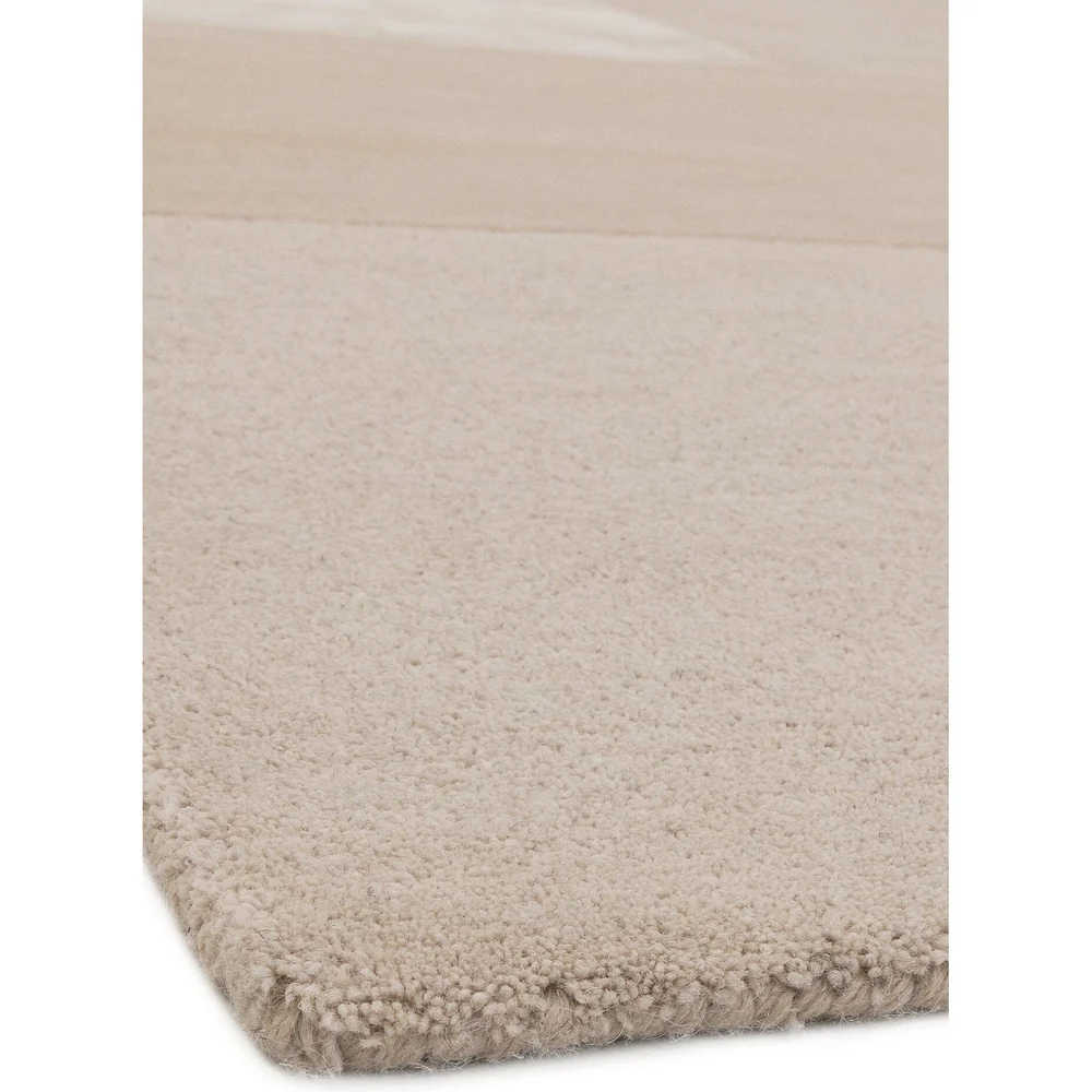 Tate Tonal Textures Hand Tufted Rug 160x230cm - Ivory - Image 5