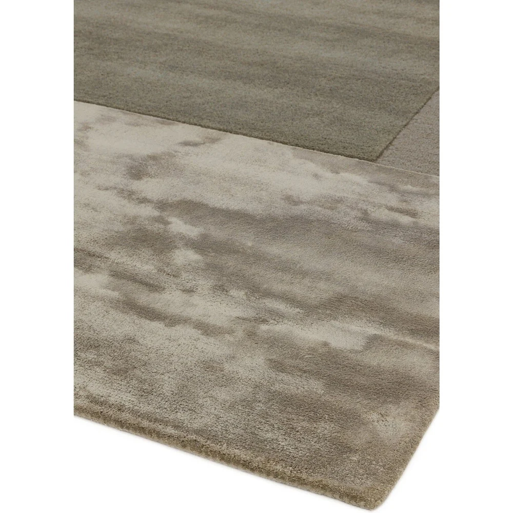 Tate Tonal Textures Hand Tufted Rug 160x230cm - Smoke - Image 3