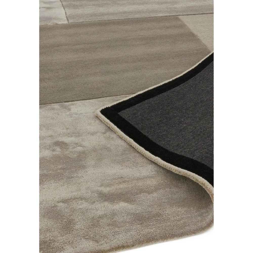 Tate Tonal Textures Hand Tufted Rug 160x230cm - Smoke - Image 4