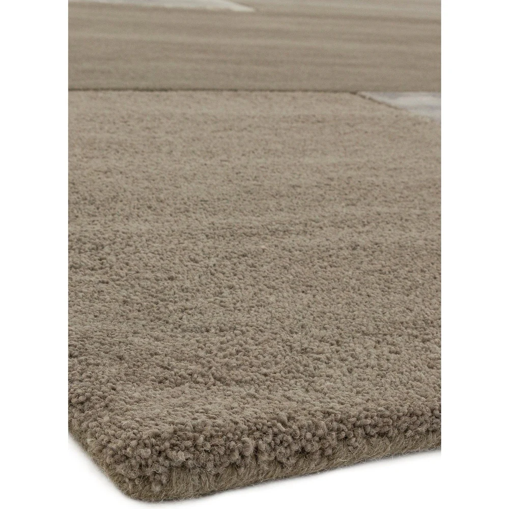 Tate Tonal Textures Hand Tufted Rug 160x230cm - Smoke - Image 5