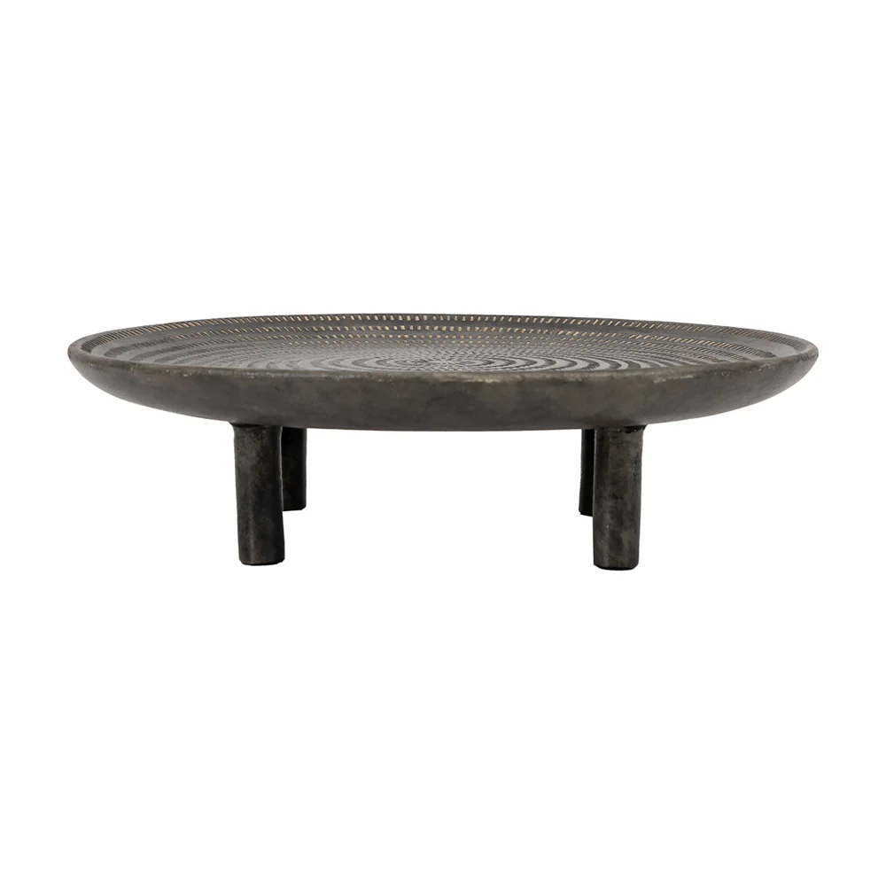 Arca Footed Tray - Old Black - Image 3
