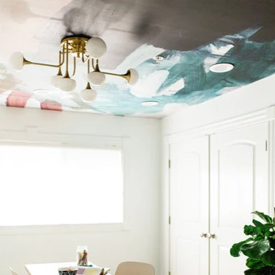 Fleming 8 Light Semi Flush Light - Aged Brass - Image 6