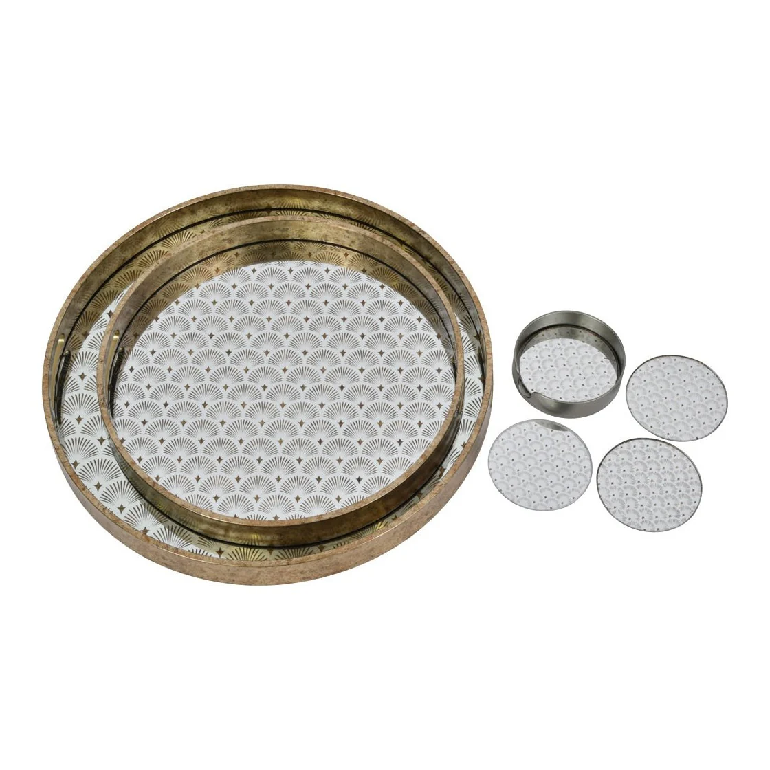 Deco Scallop Trays - Gold - Image 7