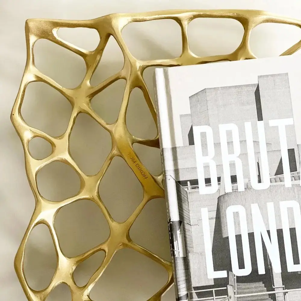 Bone Extra Large Bowl - Brass - Image 3