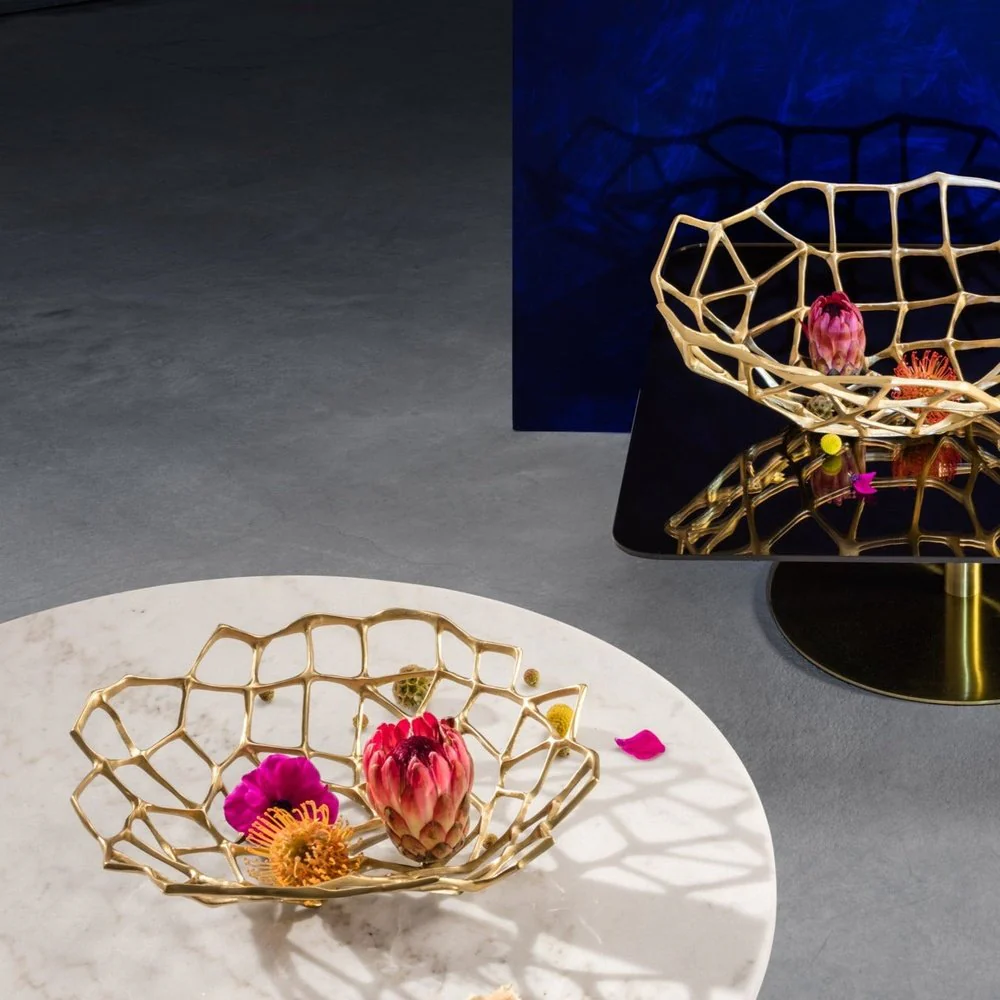 Bone Extra Large Bowl - Brass - Image 4