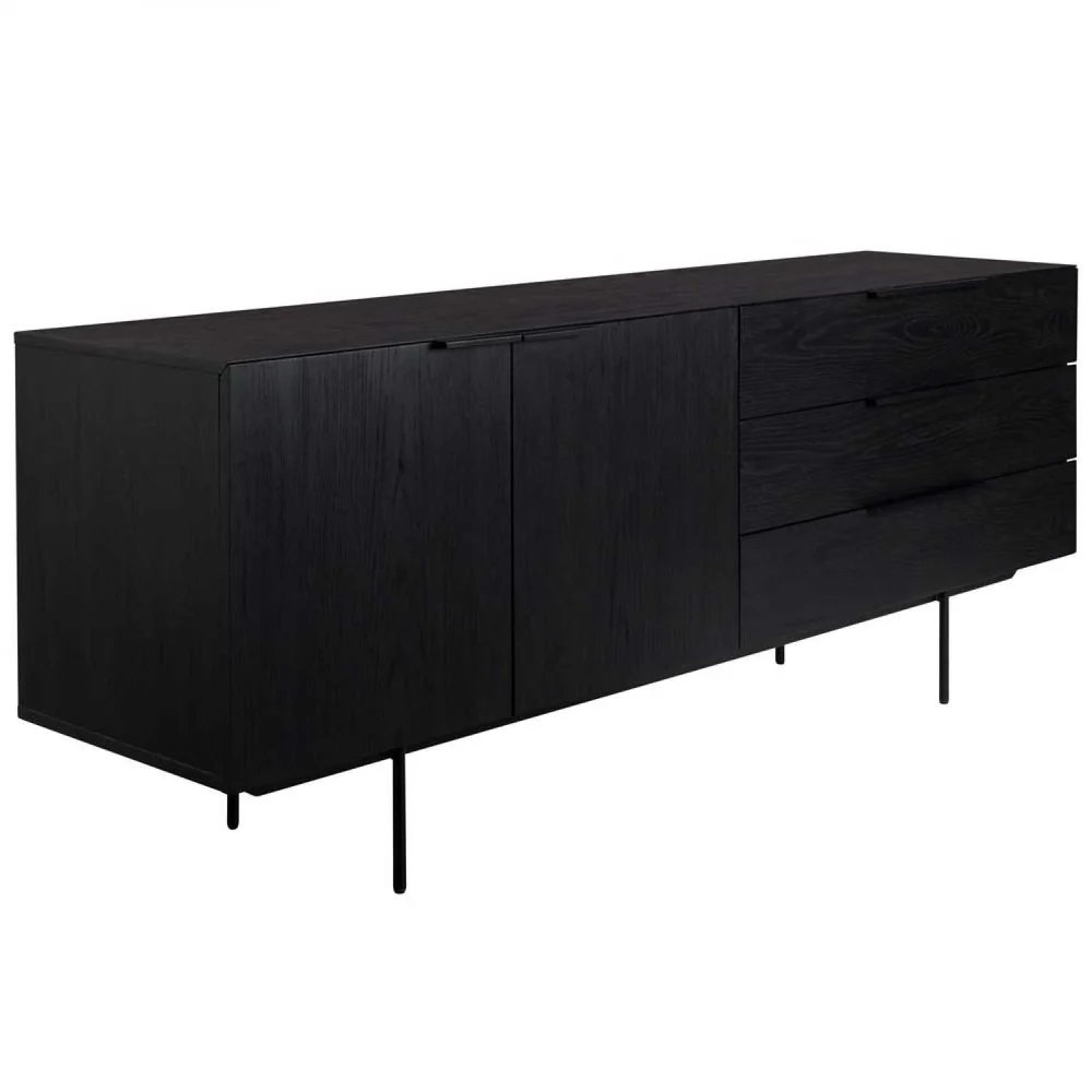 Travis Sideboard - Black - Image 3